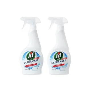 Jif Ultra Fast Bathroom Cleaner 2X500ml