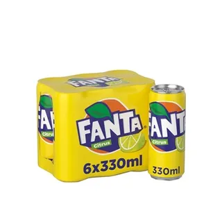 فانتا سترس مشروب غازي علبة 330ml حزمة 6