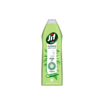 Jif Pure Hiking Dishwashing Liquid Aloe Vera And Mineral Salt 750ml