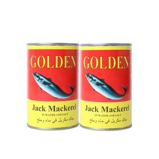 Golden Jack Mackerel Wtr In Salt 2 x 400g