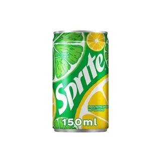 Sprite Regular Lemon Lime Flavoured Carbonated Soft Drink Can 150ml
