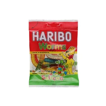 Haribo Worms 80g (Halal)