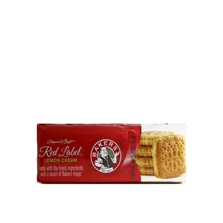 Bakers Red Label Lemon Creams Biscuit 200g