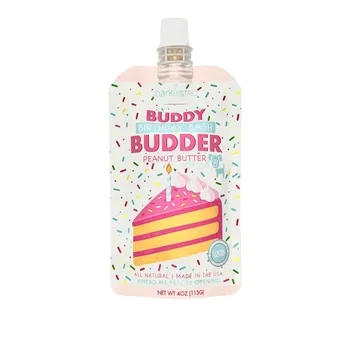 Buddy Budder Birthday Bash Squeeze 113g Dog Peanut Butter