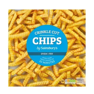 Sainsburys Crinkle Cut Chips 1.5kg
