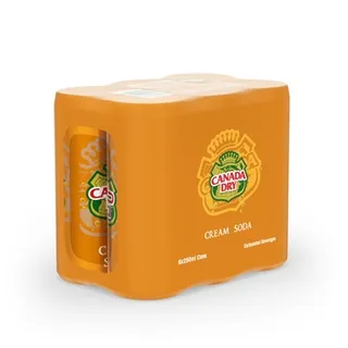 Canada Dry Cream Soda 250ml Pack of 6