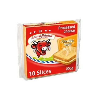 La Vache qui rit Cheddar Cheese Slices 10 Slices 200g