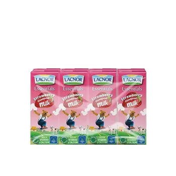 Lacnor Essentials Strawberry Flavoured Milk 8 x 180ml