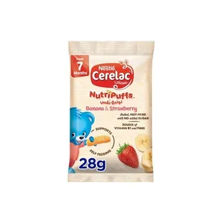 Cerelac Nutripuffs Banana Strawberry 28g