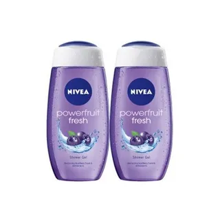 Nivea Shower Gel Powerfruit Fresh 250ml Pack of 2