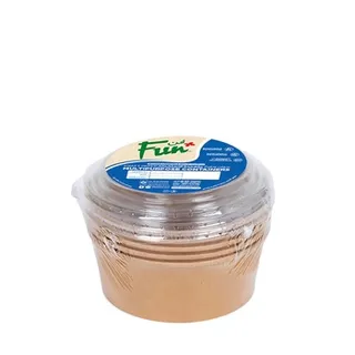 Fun Kraft Multipurpose Containers with Lids 500ml 6s