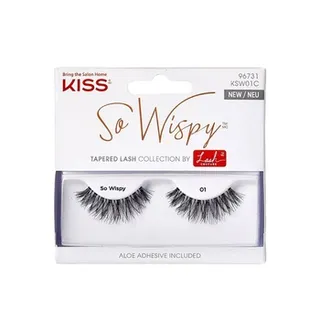 Kiss Lash Couture Reusable False Eyelashes - So Wispy 01 KSW01C