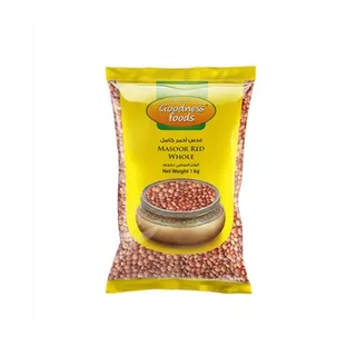 Goodness Foods Masoor Red Whole 1kg