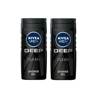 نيفيا مين ديب كلين جل استحمام 2 x 250ml