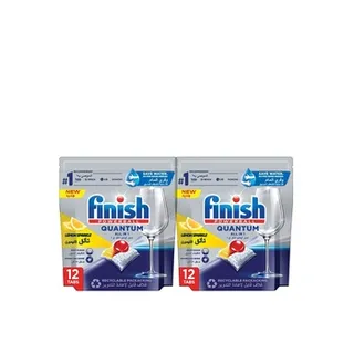 Finish Quantum Aio Lemon 12s Pack of 2