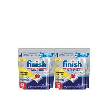Finish Quantum Aio Lemon 12s Pack of 2