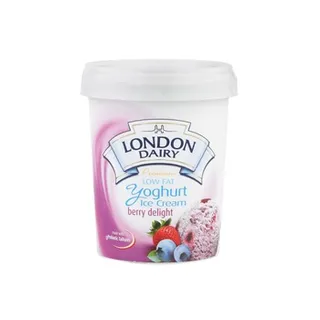 London Dairy Diet Yoghurt Berry Delight Ice Cream 500ml
