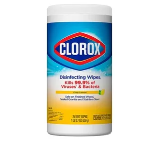 Clorox Disinfecting Wipes Crisp Lemon 75 Wipes