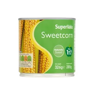 Supervalu Sweetcorn With Added Salt 326g