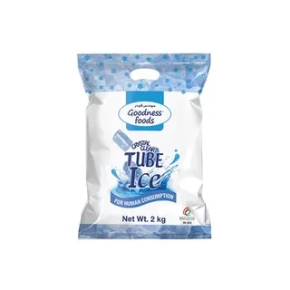 Goodness Food Crystal Clear Tube Ice 2kg