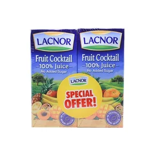 Lacnor 100% Fruit Cocktail 2 x 1L