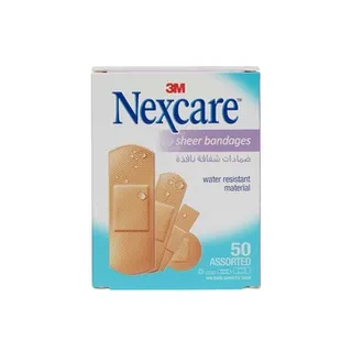 Nexcare Sheer Bandages Assorted 50g