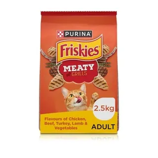 Friskies Meaty Grills Dry Cat Food 2.5kg