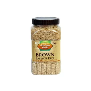 Goodness Foods Brown Rice Jar 1kg