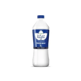 حياتنا حليب طازج كامل الدسم 1ltr