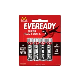 Eveready AA Batteries Carbon Zinc BP4