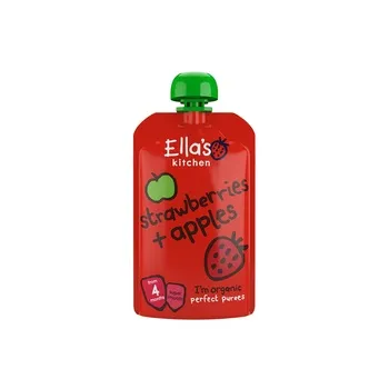 Ellas Organic Strawberries & Apples 120g