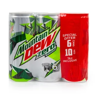 Mountain Dew Zero 6 x 245ml