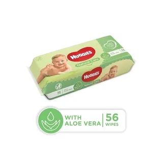 Huggies Natural Baby Wipes Aloe Vera Wipes 1 Pack x 56 Wipes