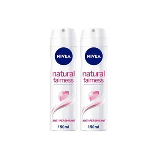 Nivea Natural Fairness Anti-Perspirant Spray 150ml Pack Of 2