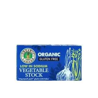 Organic Larder Vegetable Stock Cubes Low In Sodium 60g