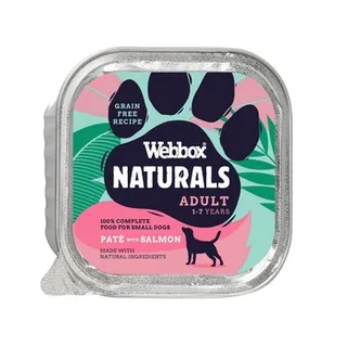 Webbox Natural Dog Alu Salmon 150g