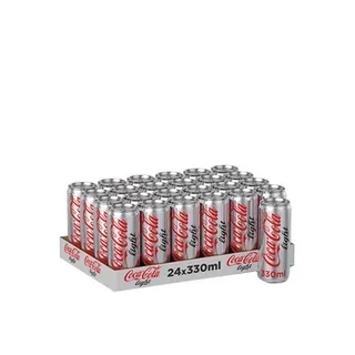Coca-Cola Light Carbonated Soft Drink 330ml Pack of 24
