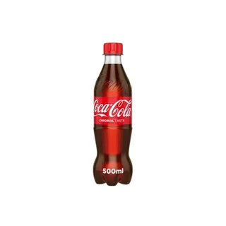 كوكا-كولا أوريجينال تيست  كاربونيتد سوفت درينك  بي تي 500ml  سينجل بيس