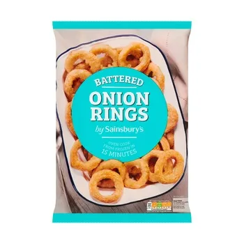 Sainsburys Battered Onion Rings 800g