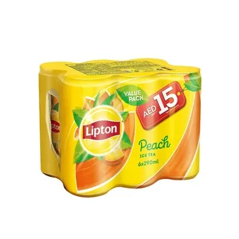 ليبتون آيس تي خوخ 6X290ml قيمة باك
