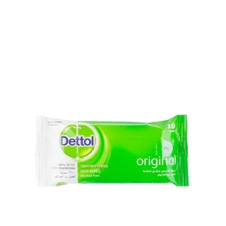 ديتول مناديل جلد مضادة للبكتيريا 10pcs