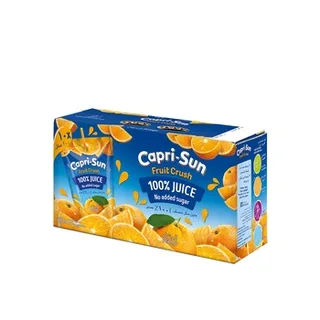 Capri Sun Orange 100% Fruit Crush Pack of 10