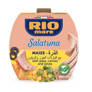 ريو ماري سالاتونا ذرة مع بازلاء جزر وزيتون 160g