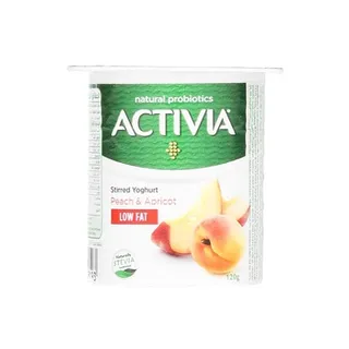 Activia Yoghurt Peach Apricot Light 120g