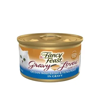 Fancy Feast Gravy lovers Ocean Whitefish & Tuna 85gm
