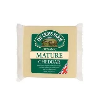 Lye Cross Farm Organic Mature Cheddar Cheese 245g