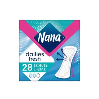 Nana Long Pantyliners 28 Count