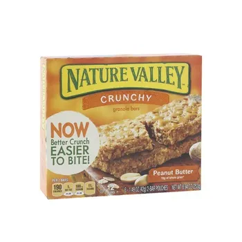 Natura Valley Cereal Bar Crunchy Peanut Butter 252g