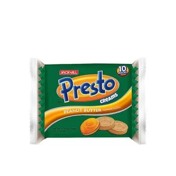 Jack n Jill Presto Cream Peanut Butter 10 x 30g