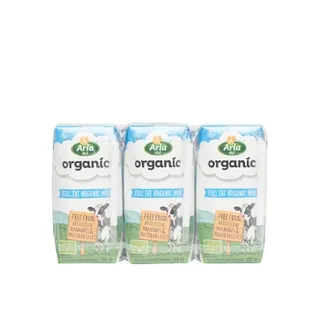 Arla Organic Full Fat Milk 6 x 200ml